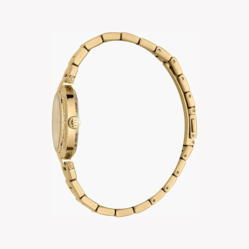 Esprit Women's Gold Stainless Steel Watch, Champagne Dial | Es1l046m0085 by i-watch