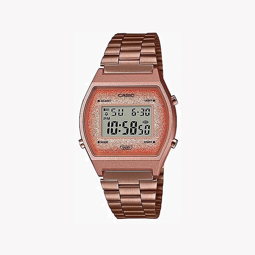Casio Unisex Rose Gold Watch, Stainless Steel Band | B640wcg-5df by i-watch