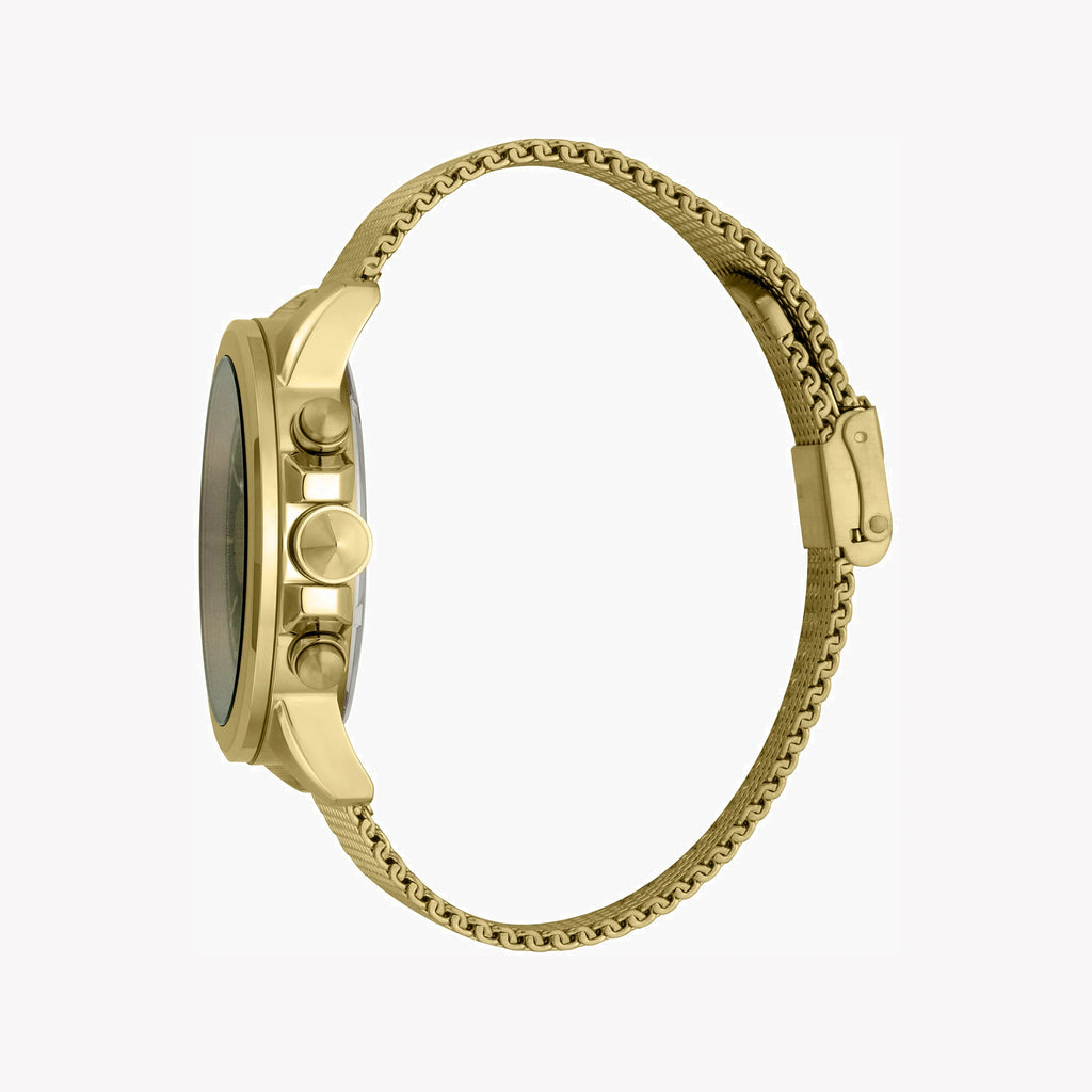 JUST CAVALLI GILDED ELEGANCE - MEN'S TIMEPIECE WITH BLACK DIAL & GOLD STAINLESS BAND-i-Watch-2