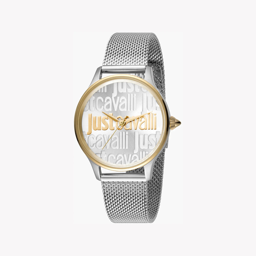 JUST CAVALLI Women's Watch with Silver Stainless Steel Case and Silver Stainless Steel Band-i-Watch-2
