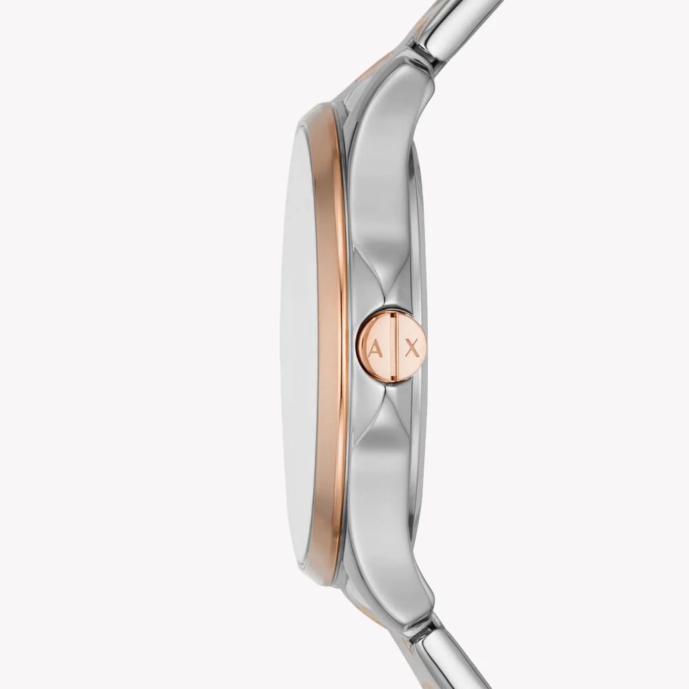 A|X ARMANI EXCHANGE AX5258 SILVER ROSE GOLD TIMEPIECE - MODERN SOPHISTICATION FOR WOMEN-i-Watch-2