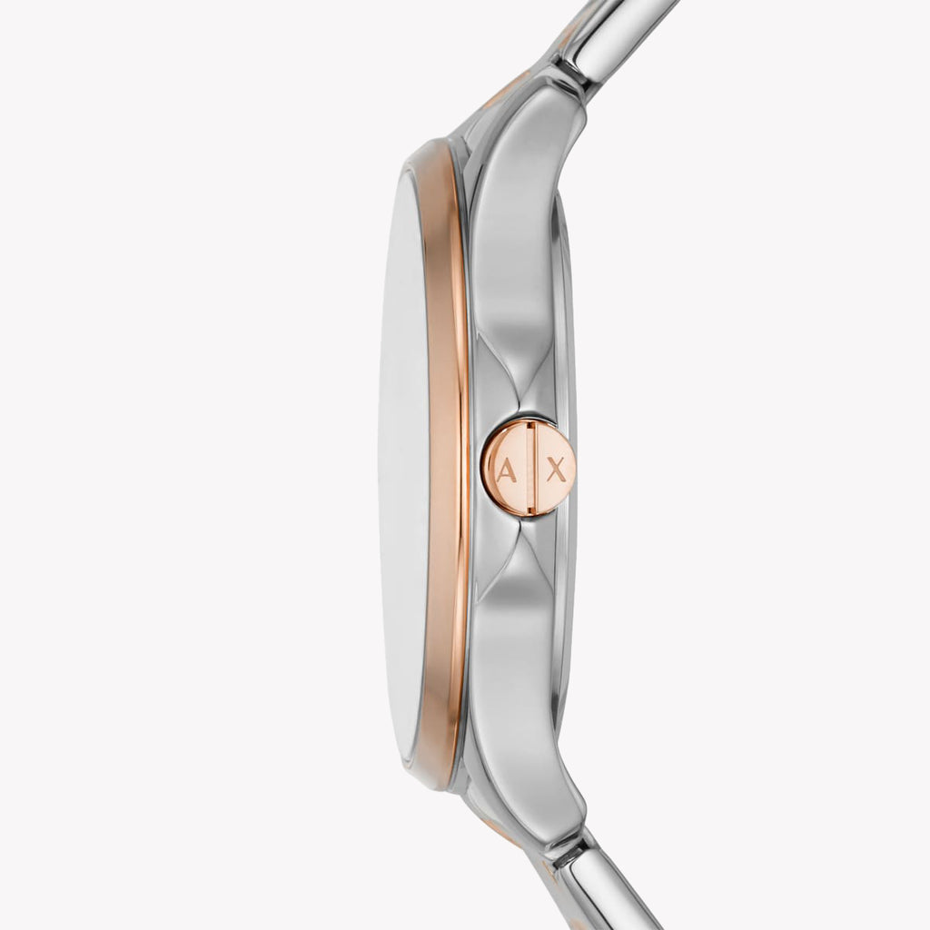 A|X ARMANI EXCHANGE AX5258 SILVER ROSE GOLD TIMEPIECE - MODERN SOPHISTICATION FOR WOMEN-i-Watch-2