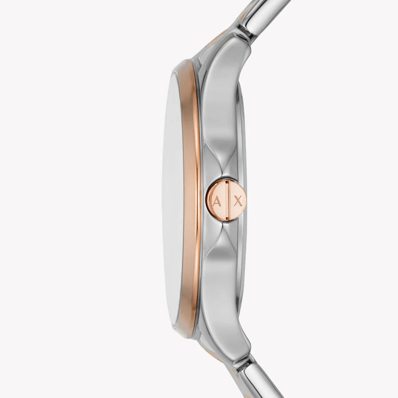 A|X ARMANI EXCHANGE AX5258 SILVER ROSE GOLD TIMEPIECE - MODERN SOPHISTICATION FOR WOMEN-i-Watch-2