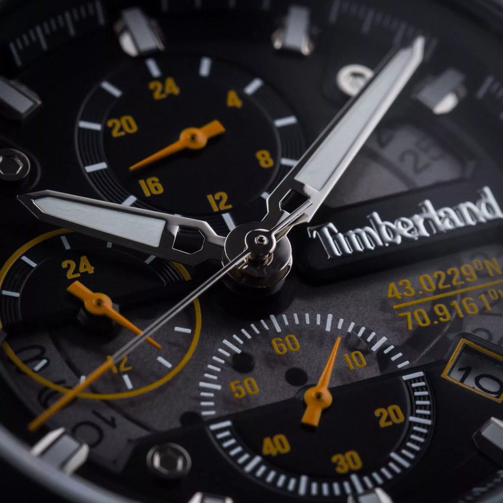 TIMBERLAND TDWGQ2231202 - ADVENTURE-READY MEN'S WATCH WITH SILVER CASE & ORANGE BAND-i-Watch-4