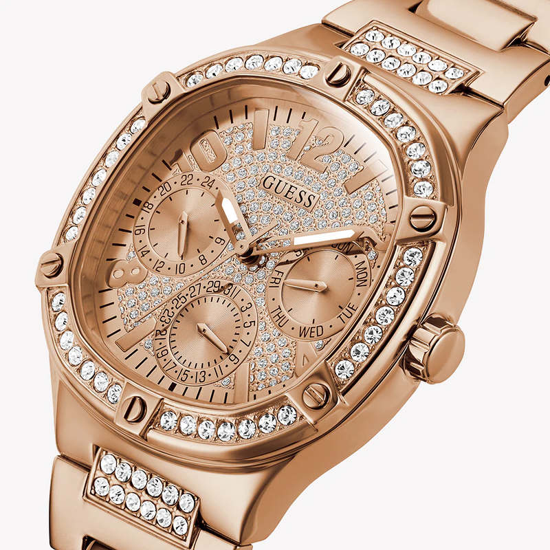 Guess Women's Rose Gold Watch, Rose Gold Dial | Gw0558l3 by i-watch