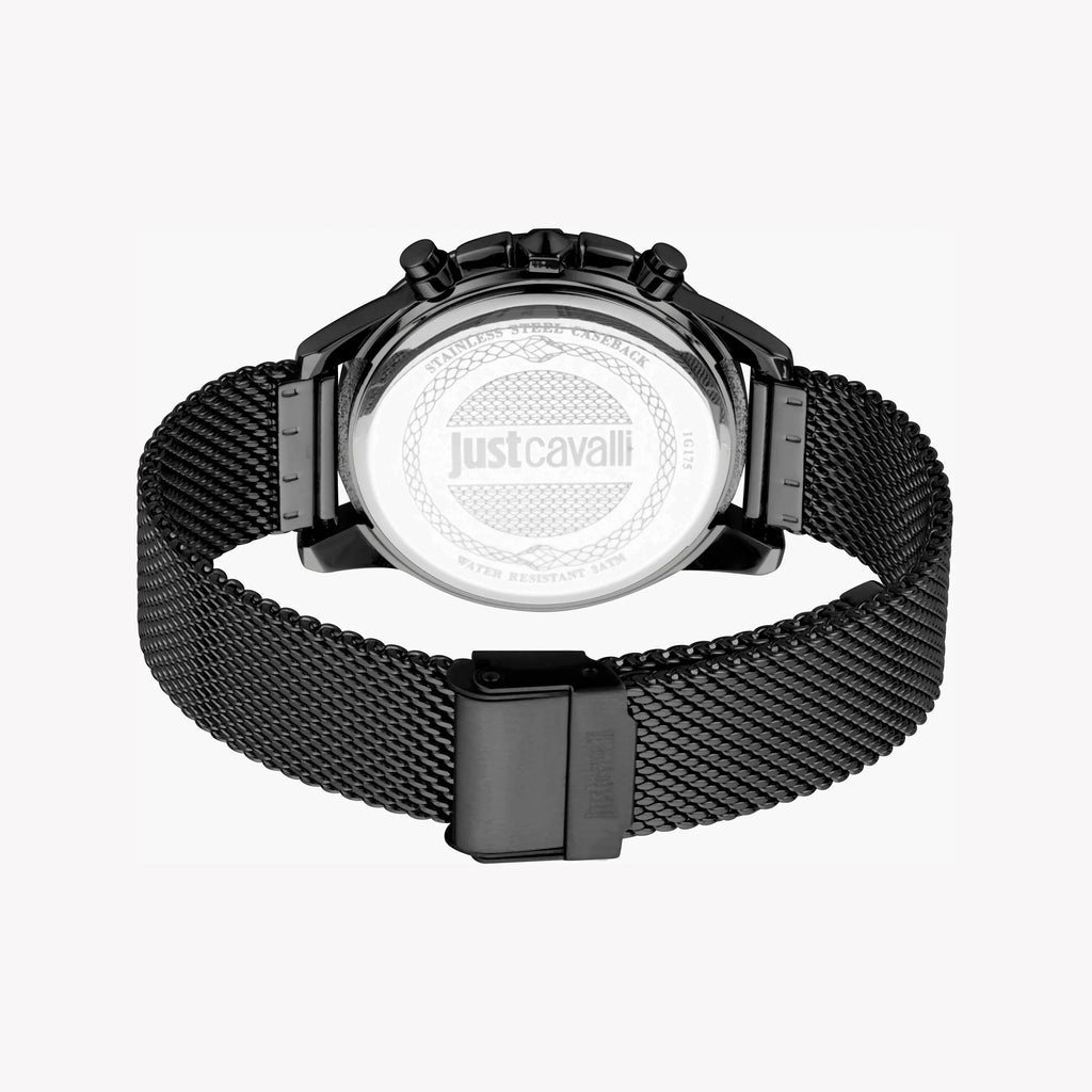 JUST CAVALLI JC1G175M0065 - ELEGANT BLACK STAINLESS STEEL MEN'S TIMEPIECE-i-Watch-3