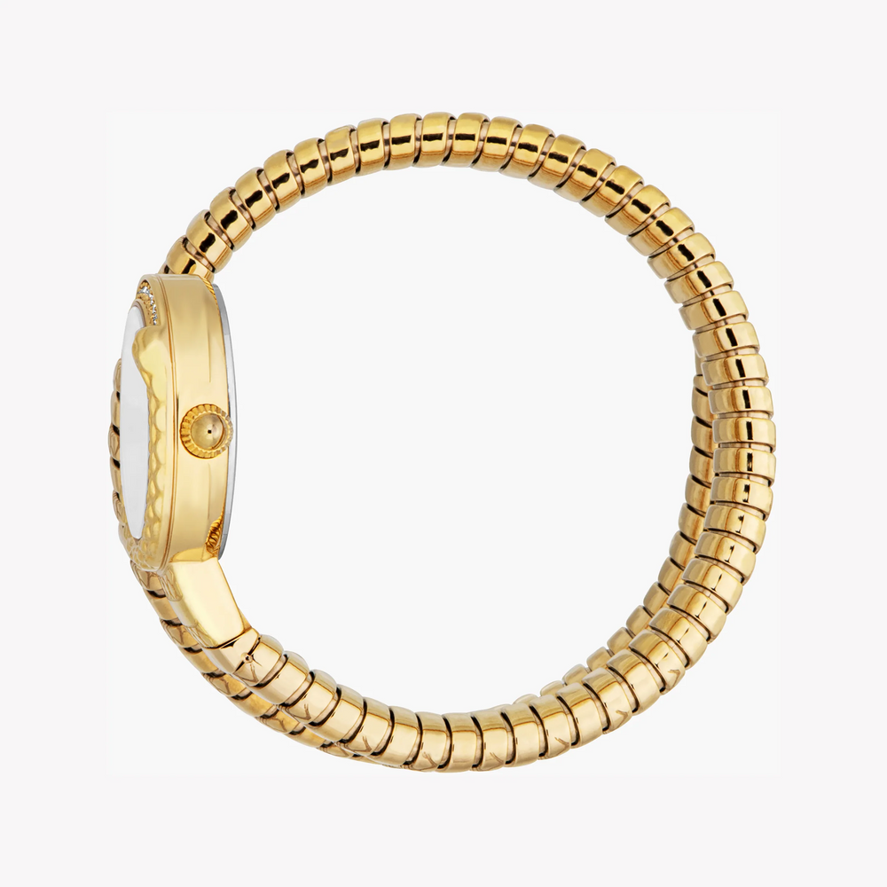Just Cavalli Women's Gold Stainless Steel Watch, Silver Dial | Jc1l301m0025 by i-watch