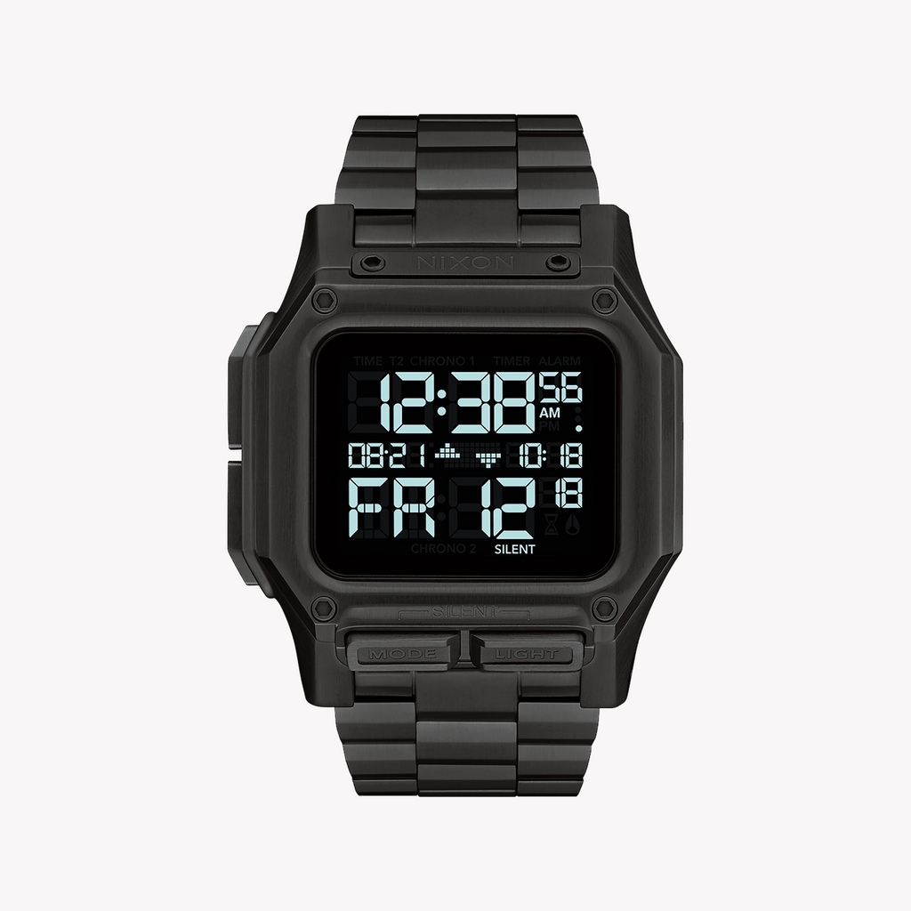 NIXON A1268-001 UNSTOPPABLE PERFORMANCE - BOLD DIGITAL MEN'S WATCH WITH STAINLESS STEEL DESIGN