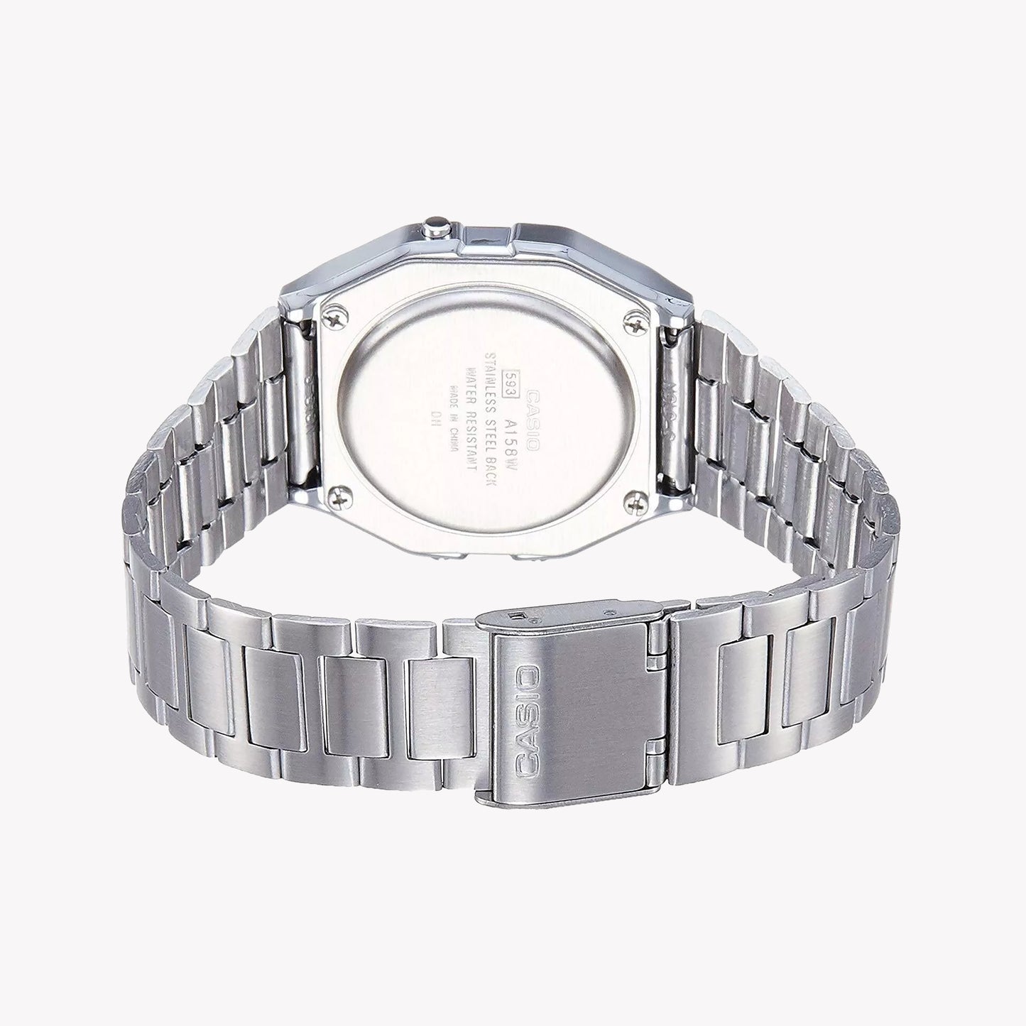 CASIO A158W-1DF Analoge Unisex-Armbanduhr mit 33-mm-Gehäuse