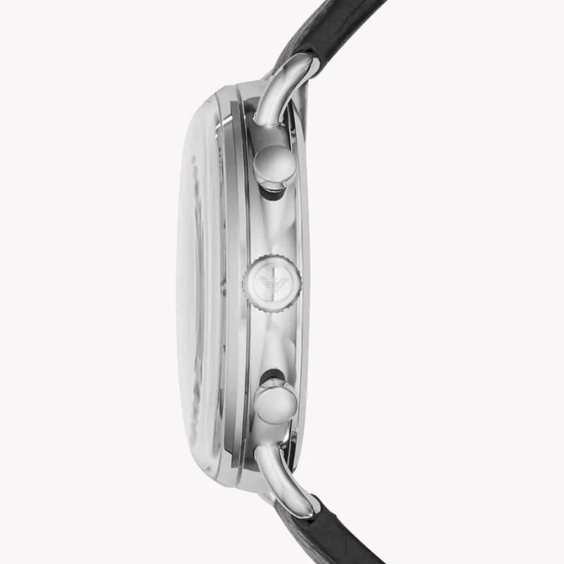 Emporio Armani Men's Silver Watch, Blue Dial | Ar11105 by i-watch