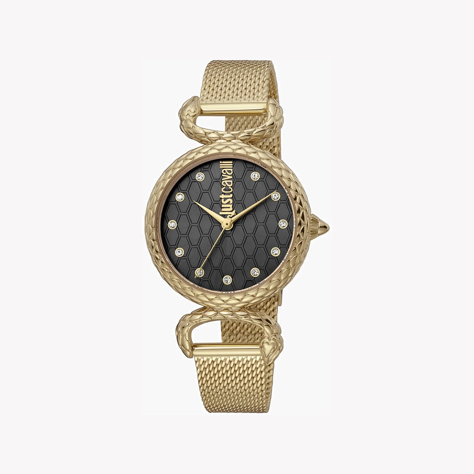 Just Cavalli Women's Gold Stainless Steel Watch, Gray Dial | Jc1l148m0235 by i-watch