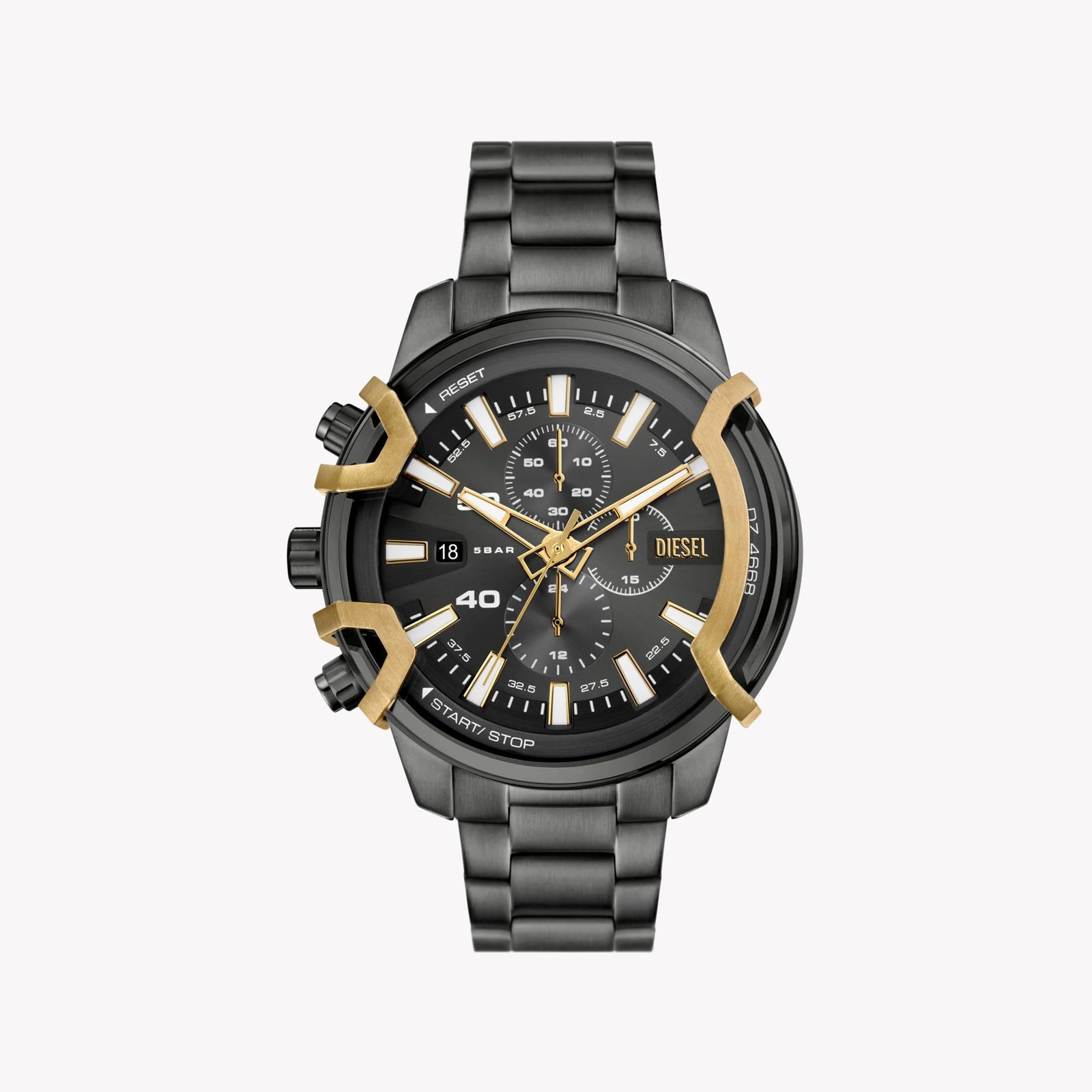 Diesel Men's Gunmetal Watch, Gray Dial | Dz4668 by i-watch