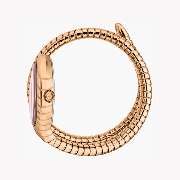 Just Cavalli Women's Rose Gold Stainless Steel Watch, Pink Dial | Jc1l247m0045 by i-watch