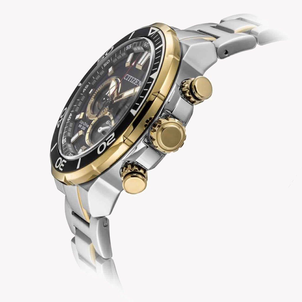 CITIZEN CA4254-53L ECO-DRIVE - MODERN MENS' STAINLESS STEEL CHRONOGRAPH WATCH-i-Watch-3