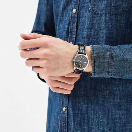 CASIO MTP-1302PL-1AVEF - TIMELESS ELEGANCE - MEN’S QUARTZ WATCH WITH LEATHER STRAP-i-Watch-4