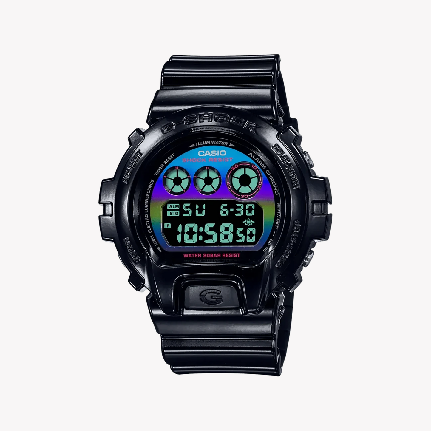 ساعة جي شوك DW-6900RGB-1DR للرجال