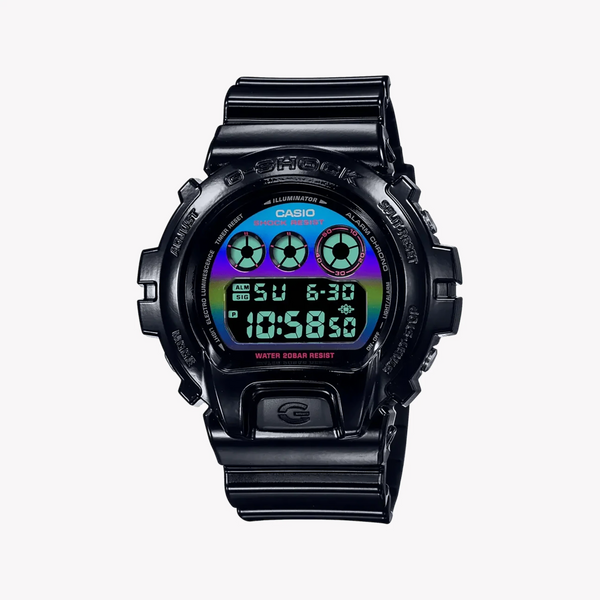 G-Shock Men's Black Resin Watch, Colorful Dial | Dw-6900rgb-1dr by i-watch