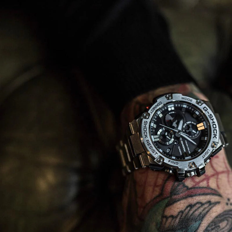Casio G-Shock Gst-B100d-1adr - Tough & Sporty Stainless Steel Men's Watch by i-watch