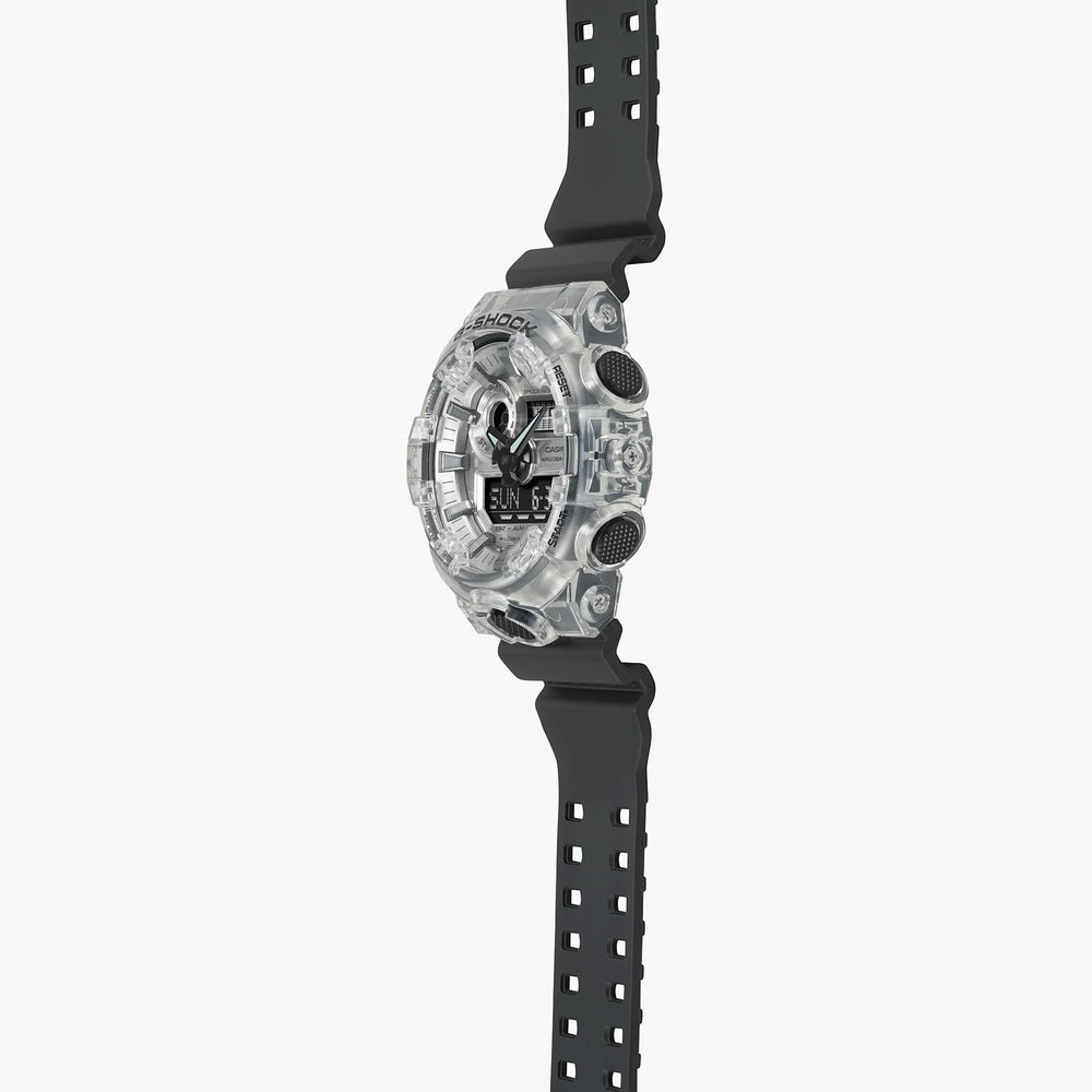G-Shock Men's Silver & Black Resin Watch | Ga-700skc-1adr by i-watch