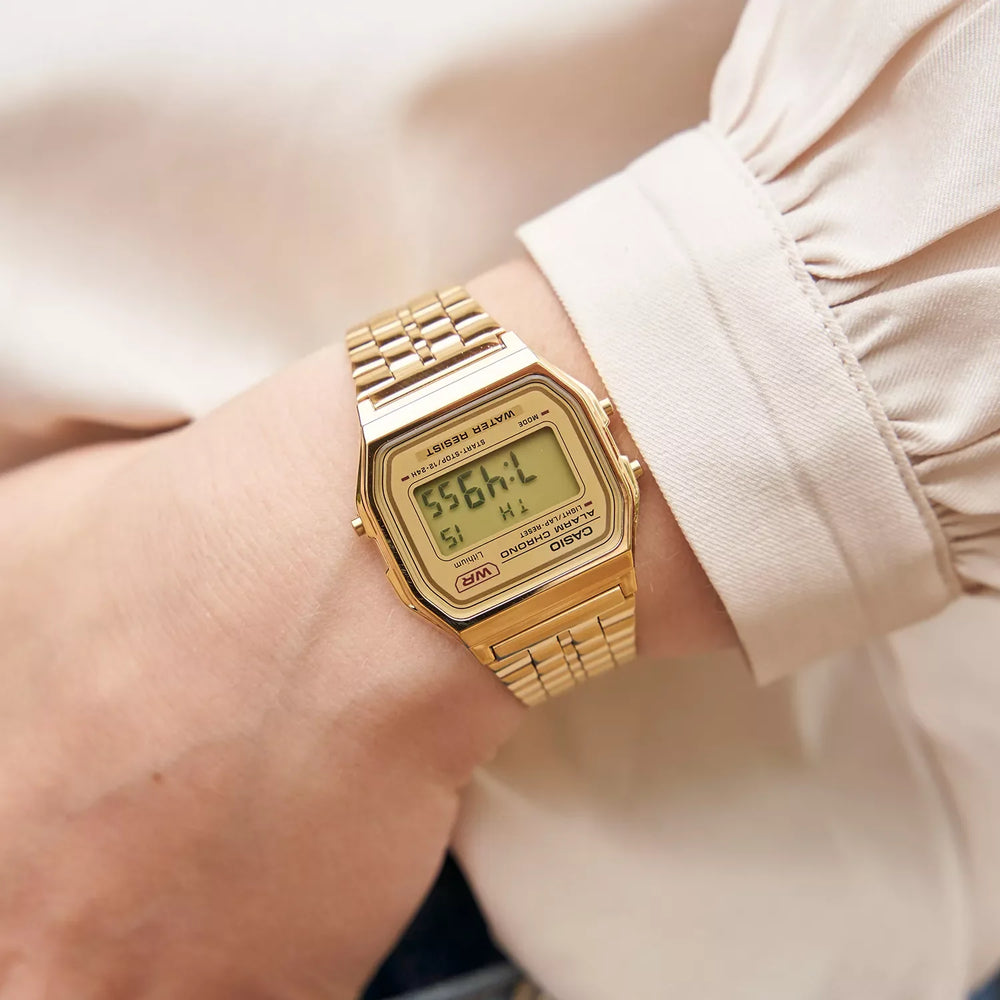 A158wetg-9aef Unisex Metal Wristwatch, Resin Case | A158wetg-9aef by i-watch