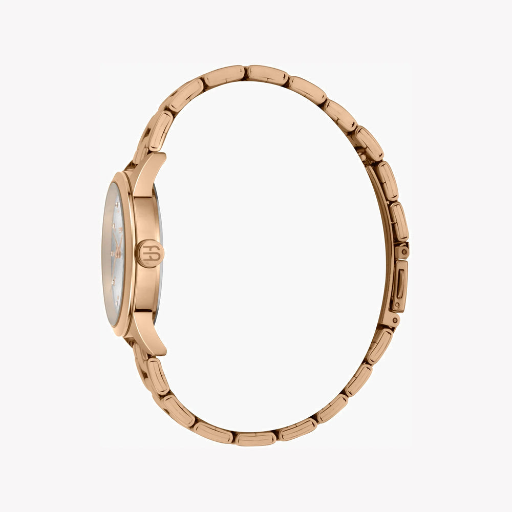Esprit Women's Rose Gold Stainless Steel Watch, Silver Dial | Es1l123m0055 by i-watch