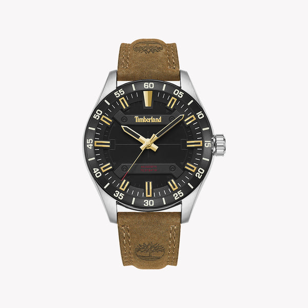 Timberland Men's Silver Watch, Black Dial | Tdwga2201201 by i-watch