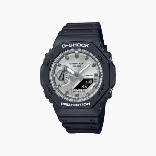 CASIO G-SHOCK GA-2100SB-1A OAK - Montre pour homme SILVER BLACK SERIE