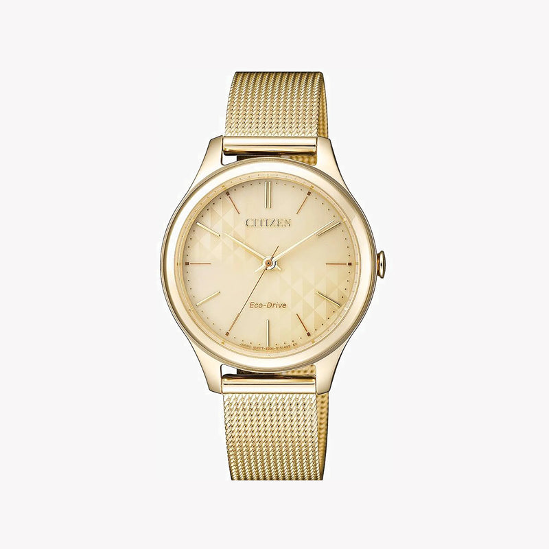 Citizen Em0502-86p Radiant Charm - Elegant Gold Eco-Drive Women's Watch by i-watch