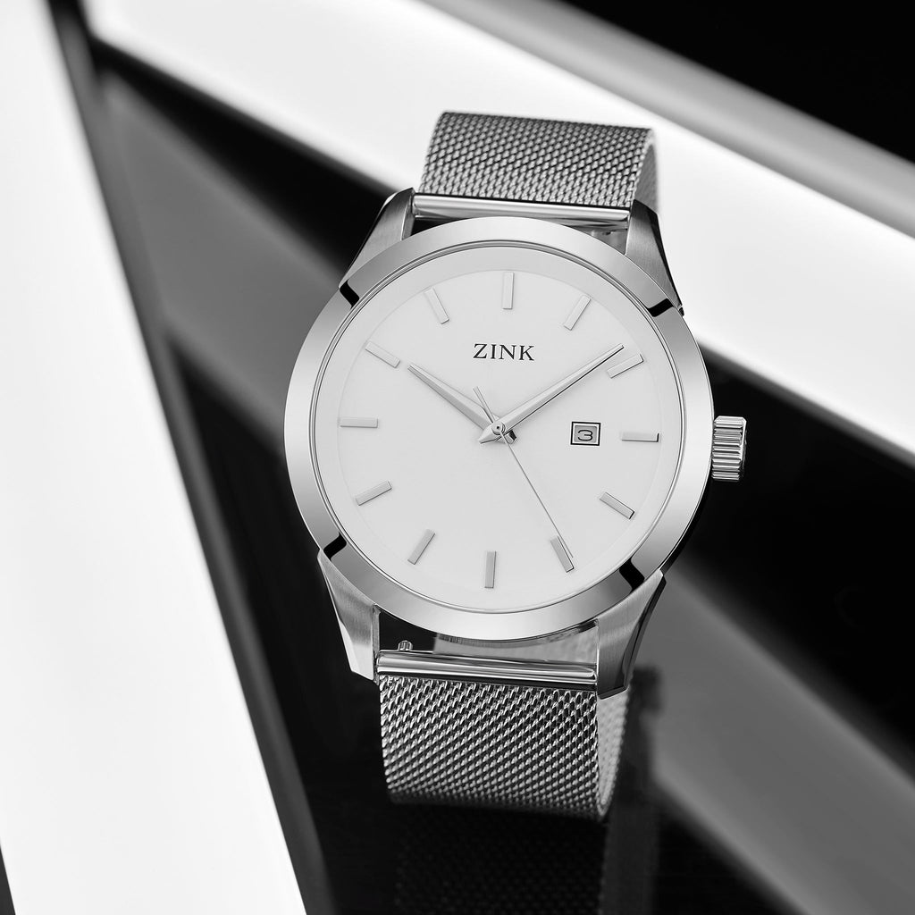 Zink Men's Silver Stainless Steel Watch | Zk133g1ms-16