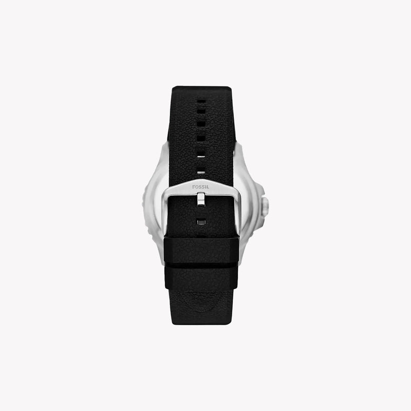 Fossil Men's Stainless Steel Watch, Black & Blue Dial | Fs6049 by i-watch