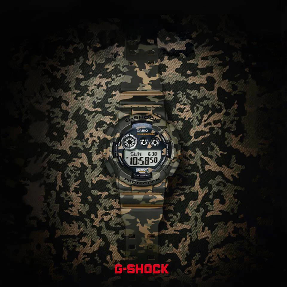 Casio G-Shock Gd-120cm-5d Rugged Elegance - Men's Adventure Timepiece In Brown Resin by i-watch