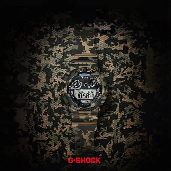 Casio G-Shock Gd-120cm-5d Rugged Elegance - Men's Adventure Timepiece In Brown Resin by i-watch