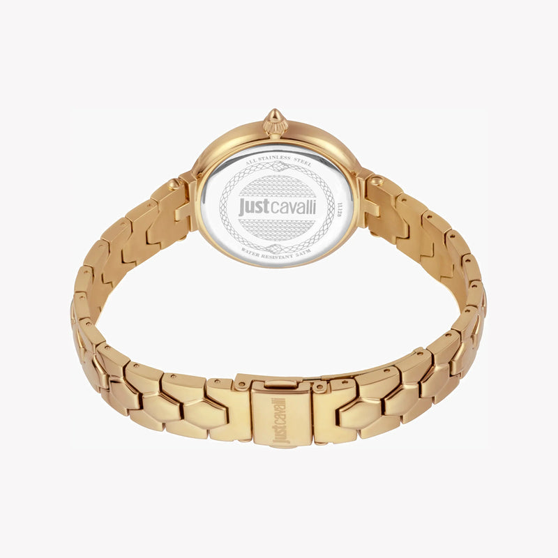 Just Cavalli Women's Gold Stainless Steel Watch, White Dial | Jc1l128m0565 by i-watch