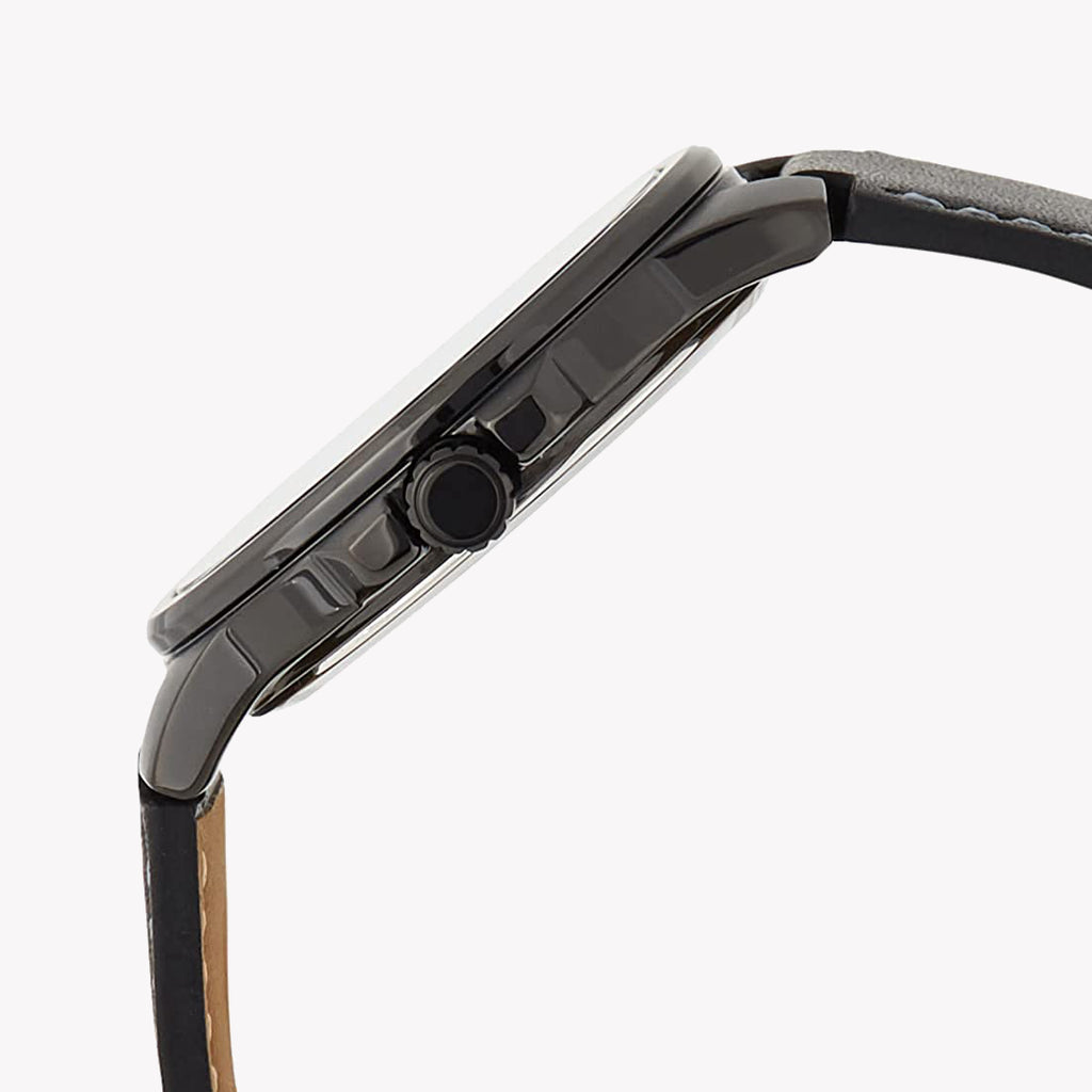 CASIO MTP-E173BL-1AVDF SPORTY ELEGANCE - MEN'S BLACK LEATHER & STAINLESS STEEL TIMEPIECE-i-Watch-4