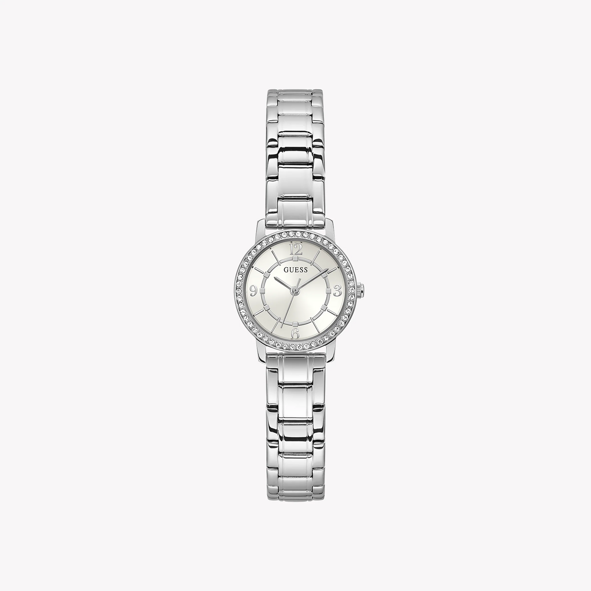 Guess Women's Silver Stainless Steel Watch, Silver Dial | Gw0468l1 by i-watch