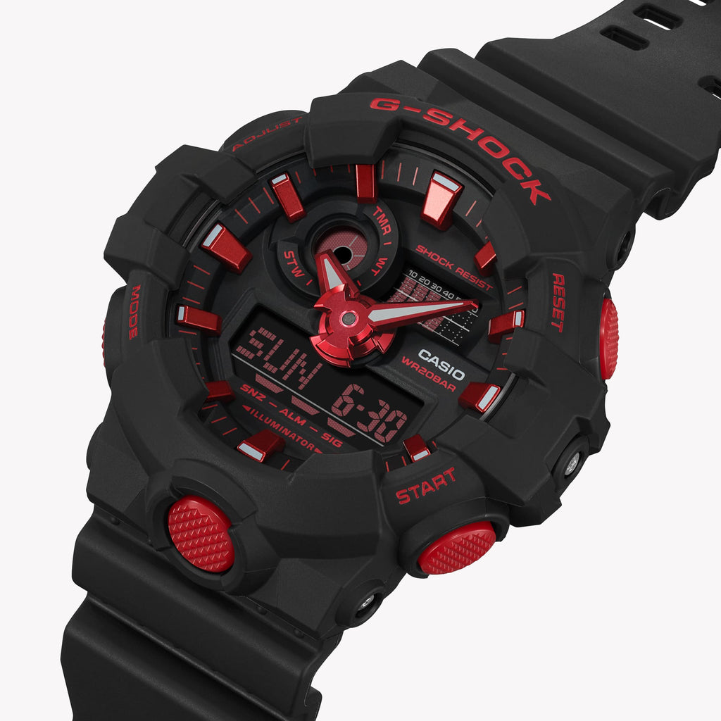 CASIO G-SHOCK GA-700BNR-1ADR BOLD BLACK - MEN'S RUGGED STYLE & FUNCTIONALITY-i-Watch-3