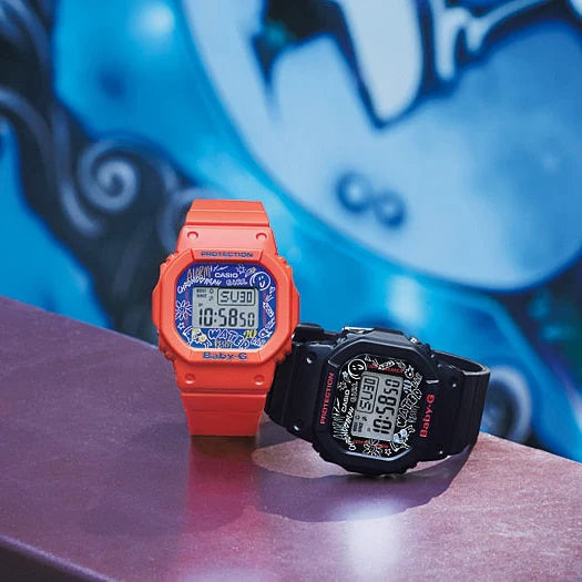 Baby-G Bgd-560sk-4dr - Vibrant Orange Sporty Adventure Watch For Women by i-watch