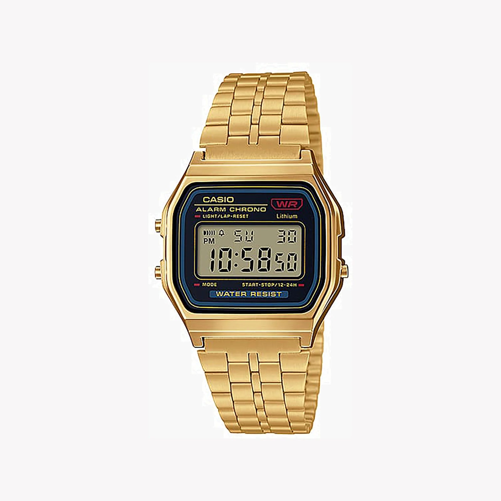 CASIO A159WGEA-1 BOLD GOLD SPORT DIGITAL - VERSATILE TIMEPIECE FOR WORK & PLAY
