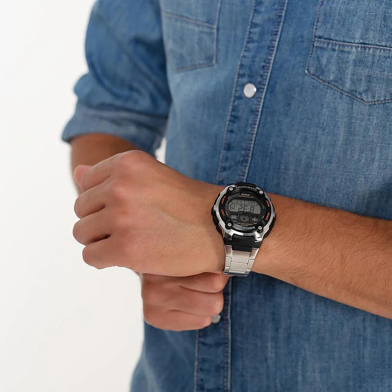 Casio Ae-3000w-1avdf Black CommAnder - Adventure Awaits Men's Watch With Rugged Design, Multiple Time Zones, and Water Resistance. by i-watch
