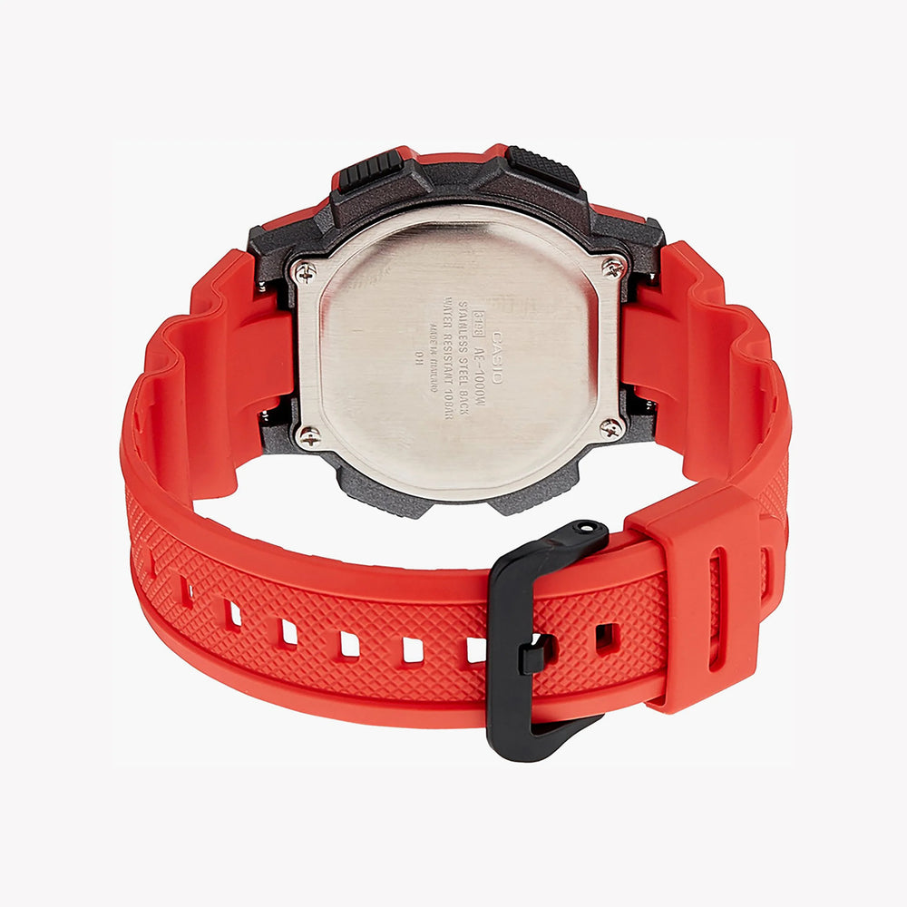 Casio Men's Resin Watch, Red Dial | Ae-1000w-4avdf by i-watch