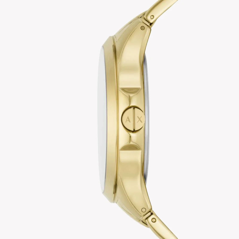 ARMINI EXCHANGE AX2443 - BOLD GOLD STAINLESS STEEL TIMEPIECE WITH BLACK DIAL-i-Watch-2