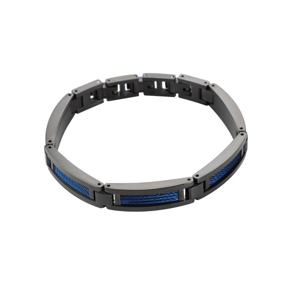 Zjbc046bl Zink Men's Bracelet by i-watch