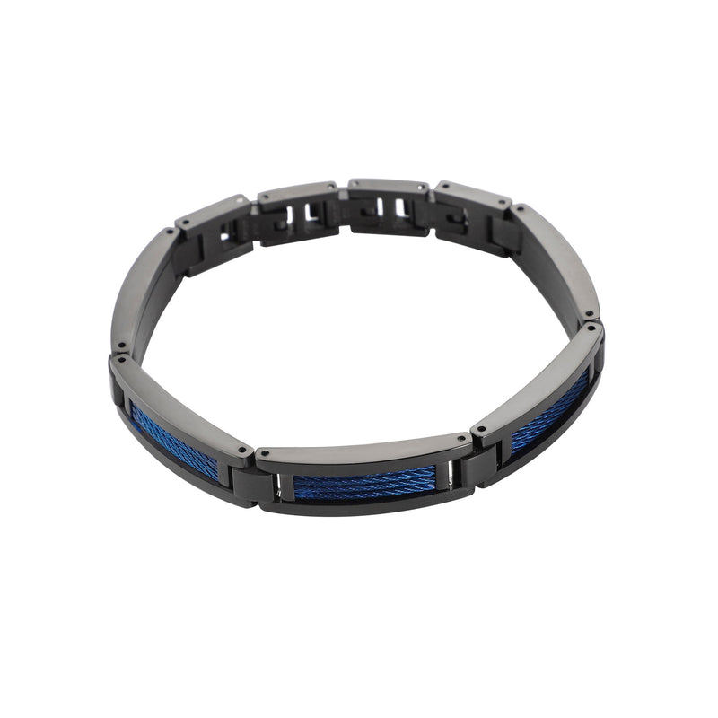 Zjbc046bl Zink Men's Bracelet by i-watch
