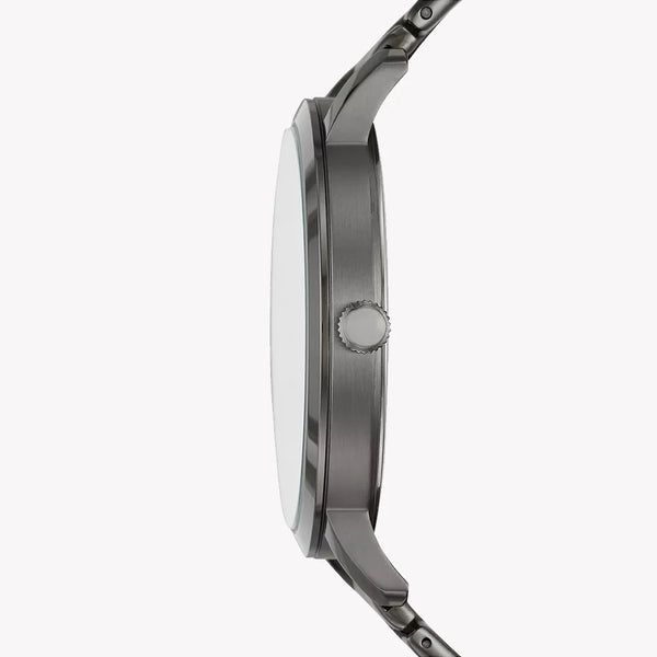 Fossil Men's Grey Stainless Steel Watch, Black Dial | Bq2419 by i-watch