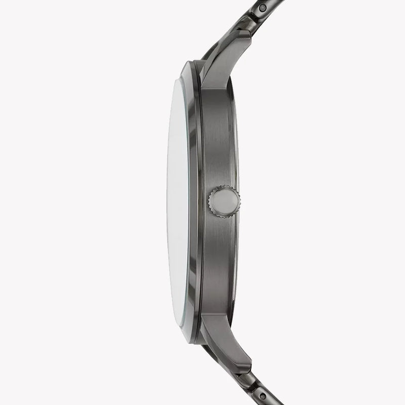 Fossil Men's Grey Stainless Steel Watch, Black Dial | Bq2419 by i-watch