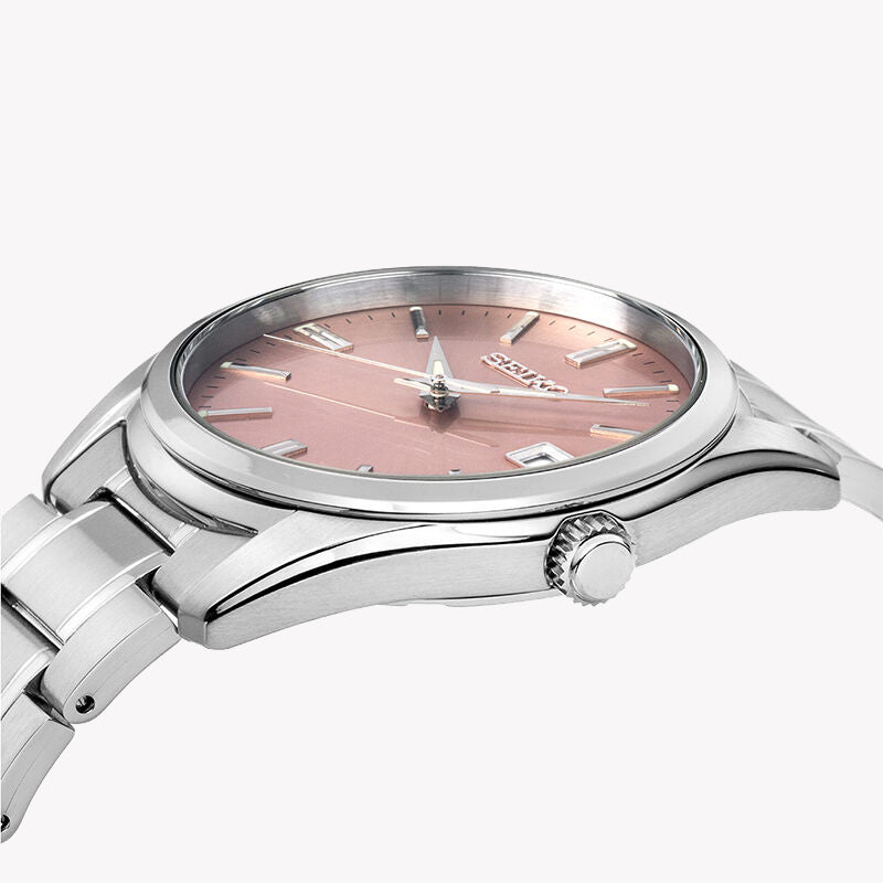 SEIKO SUR523P1 Women's Quartz Watch - Silver & Pink Dial-i-Watch-2