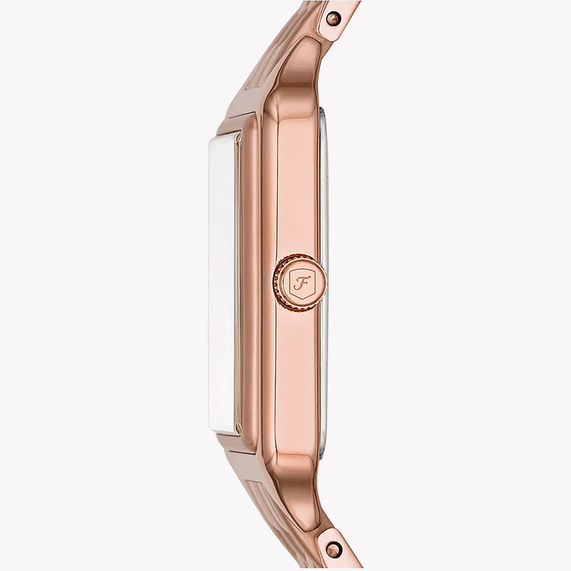 Fossil Women's Rose Gold Watch, White Dial | Es5271 by i-watch