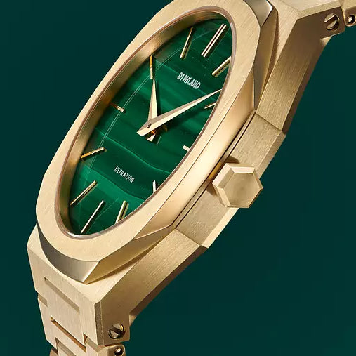 D1 MILANO D1-UTBJ30 Men's Watch - Gold Case, Green Dial-i-Watch-4