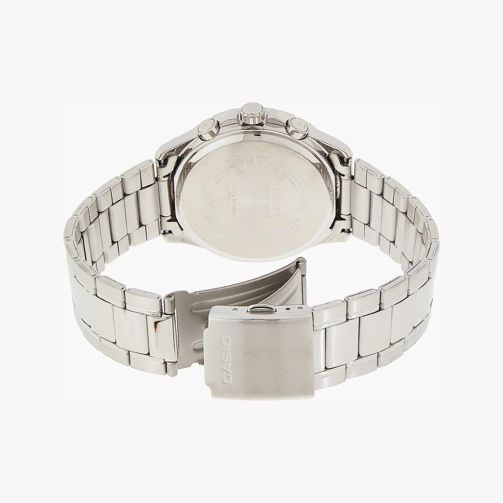 Timeless Elegance Men's Stainless Steel Watch, Silver Dial | Mtp-1374d-2avdf by i-watch