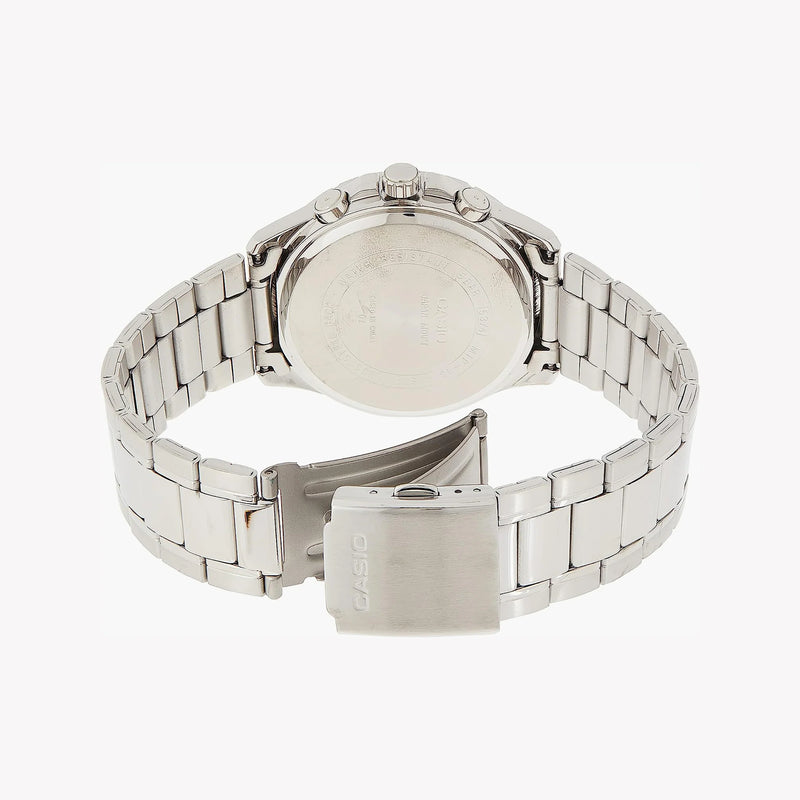 Timeless Elegance Men's Stainless Steel Watch, Silver Dial | Mtp-1374d-2avdf by i-watch